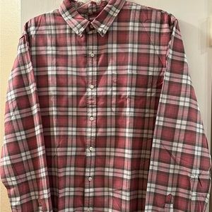 Used Denim & Supply Ralph Lauren Casual Red/Cream Plaid Button Up XXL